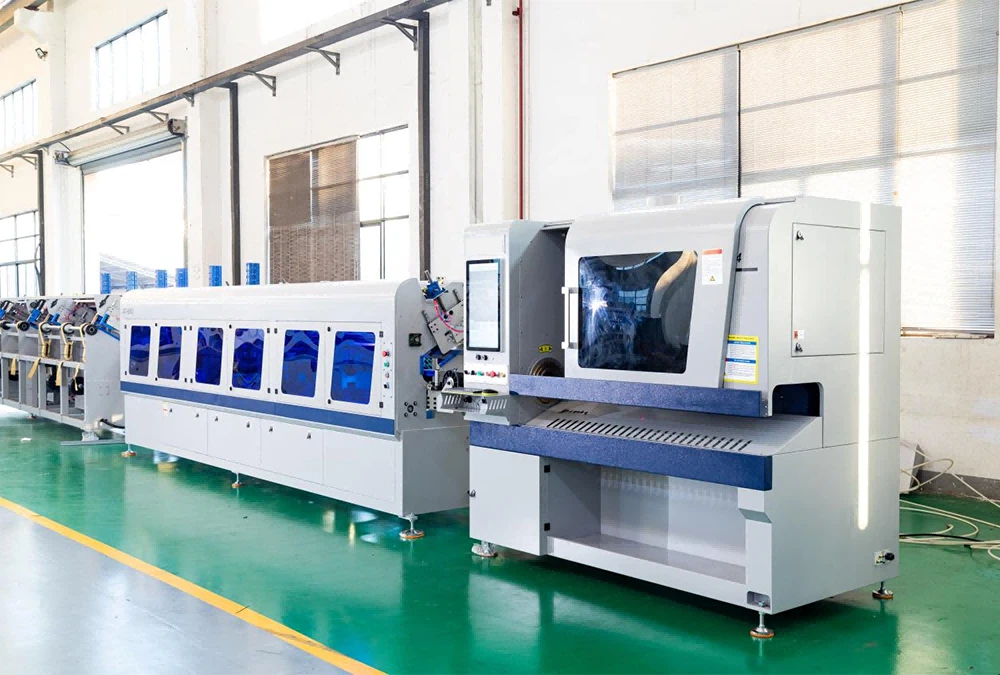 Высокоскоростной лазерный труборез с автоподачей Anji Jinke LPC80-A4-AF6000 изображение